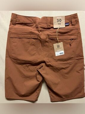 NWT Patagonia Men's Quandary 10” Shorts Sisu Brown Size 30 Hiking Outdoors